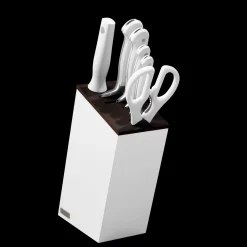 Classic 7-Piece Knife Block Set with Bread Knife