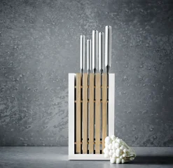 Classic 6-Piece Knife Block Set with Santoku