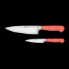 Classic 2-Piece Knife Set - Coral Peach